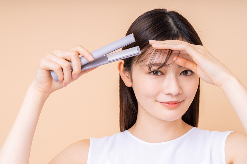 ヘアアイロンを使うときのコツの画像