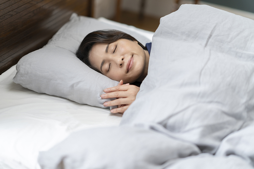 白髪が少ない人の特徴2.質の良い睡眠をとっているの画像