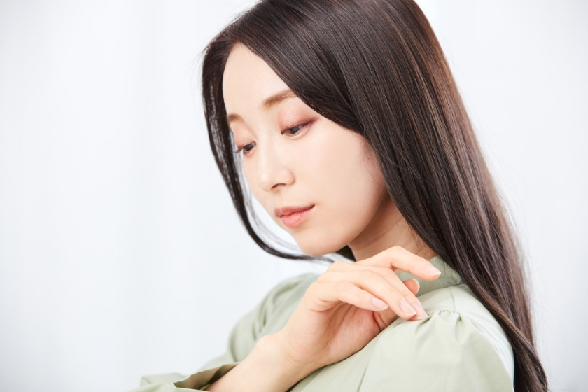 髪を太くする方法の画像